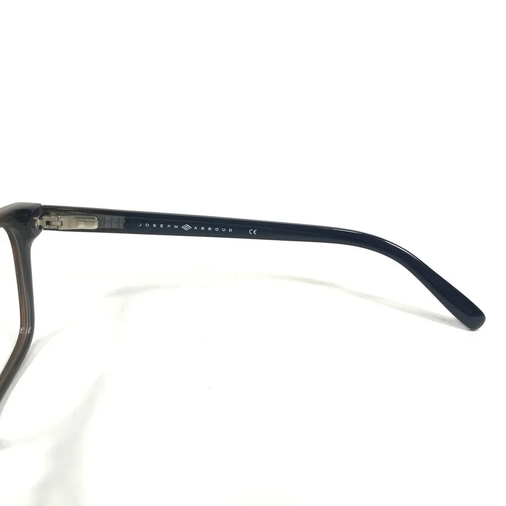 Joseph Abboud Eyeglasses Frames JA4065 210 JAVA HORN Brown Blue Square 53-18-140